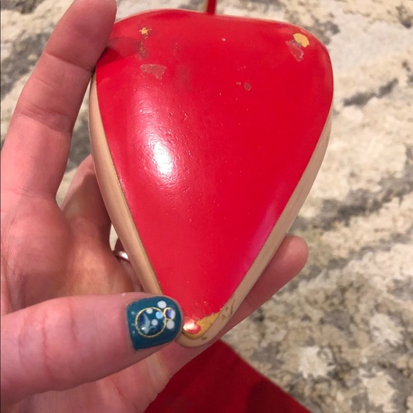 Christian Louboutin “Decollete” 85mm Patent Leather Red Sole Pumps size euro 39 - Picture 13 of 15